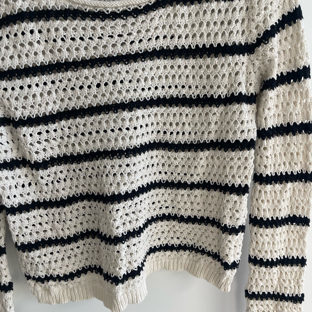 Z Supply Stripes Knit Sweater - Picture 2 of 8